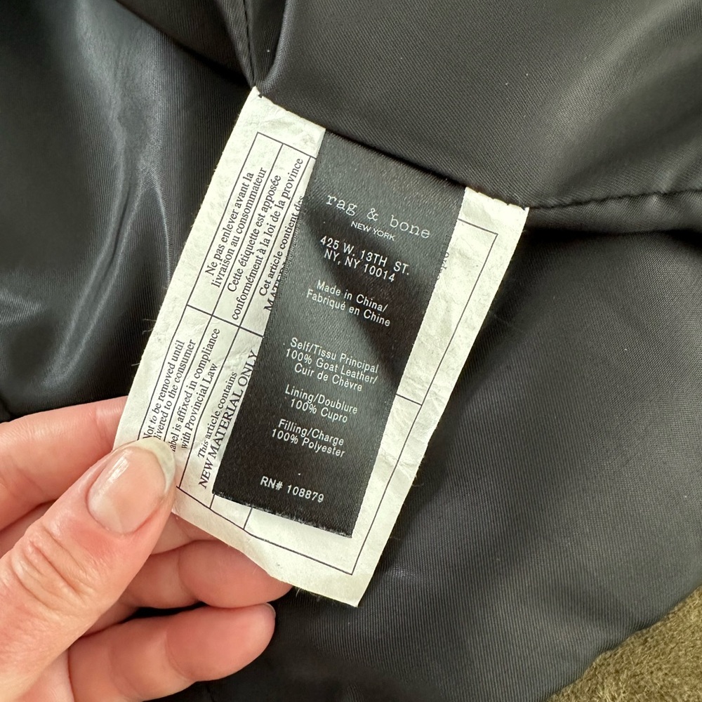 Rag & Bone Suede Jacket - image 7